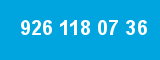 926 118 07 36